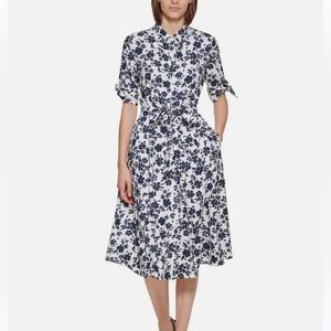 Calvin Klein MIDI Shirt Dress NWT
